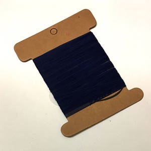 5M, navy organza ribbon, navy ribbon, navy ribbon, 3mm ribbon, craft ribbon, navy sheer ribbon, sheer ribbon, craft supplies uk, wedding