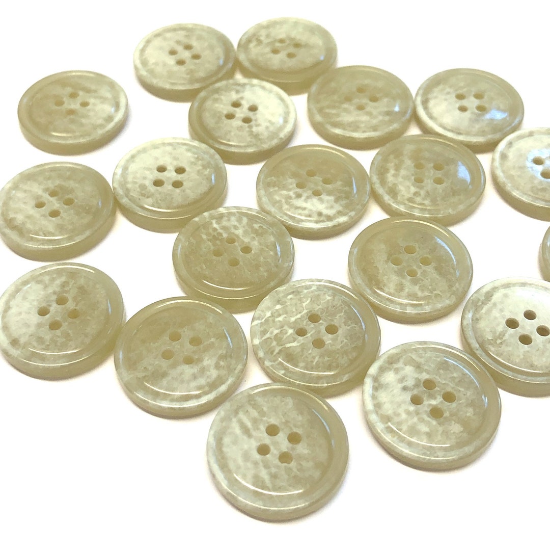 10pcs Variegated Beige Buttons: 18mm Cream Aran Sweater Buttons - Etsy