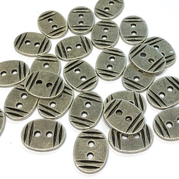 Silver coloured buttons deals