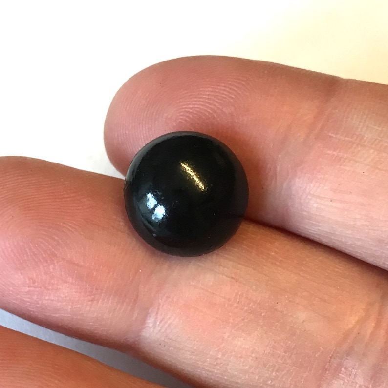 Trimming Shop Lot De 10 Boutons-pression Noirs Brillants En 4 Parties