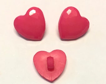 Heart Button Crafts Projects  Heart Shaped Buttons Bright - 14mm