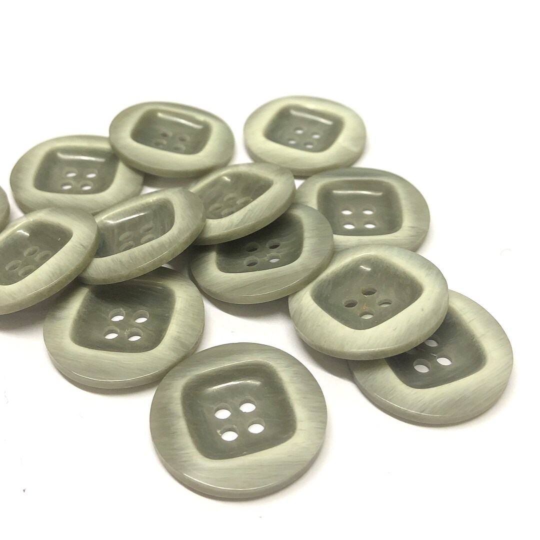10pcs Grey Marble Resin Buttons: 23mm Variegated Sweater Buttons - Etsy