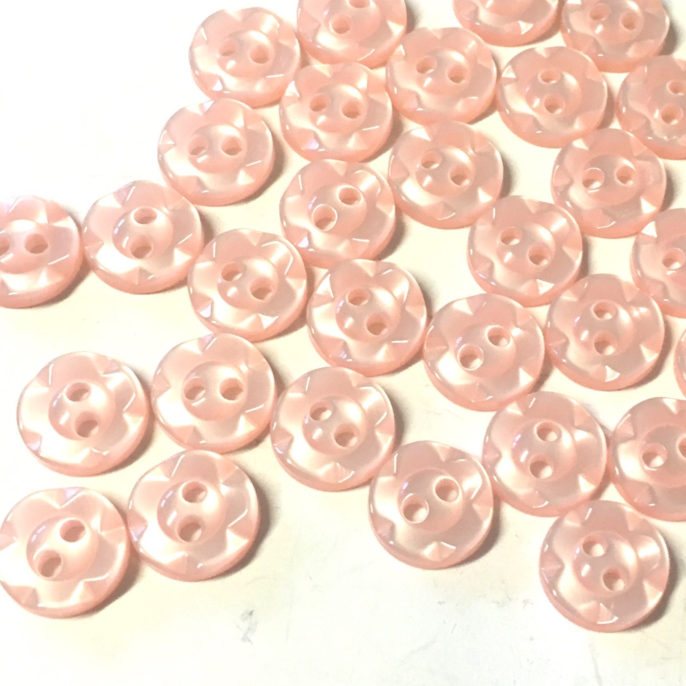 20 Pink Wheel Buttons Pink Baby Buttons Pink Resin Buttons Etsy UK