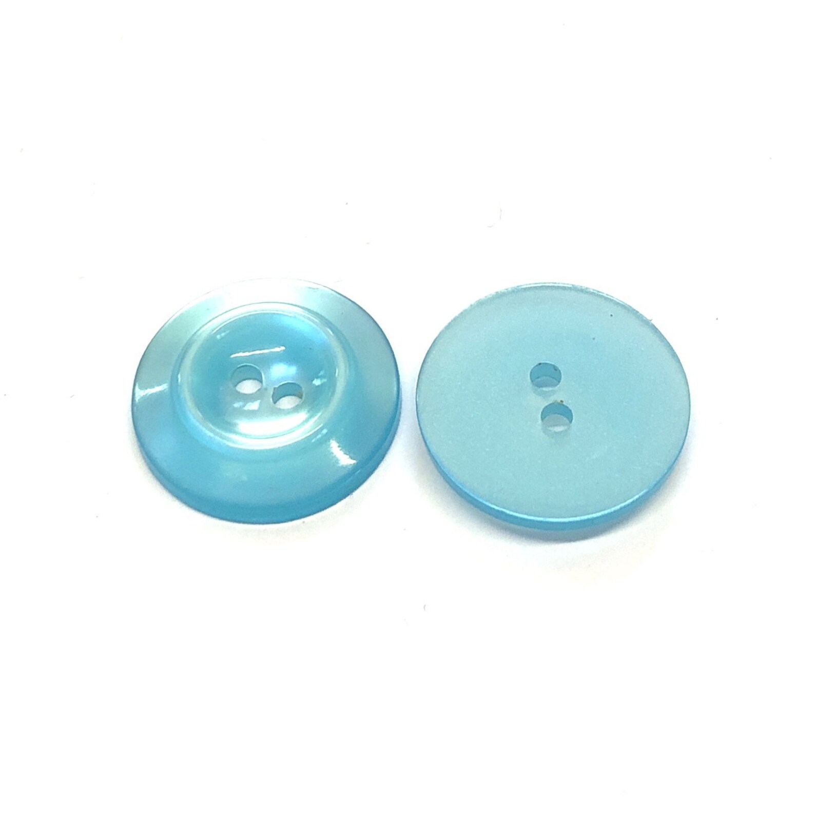 10 19mm 30L Round Opalescent Light Turquoise Buttons - Etsy