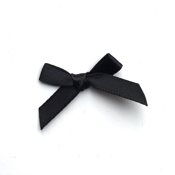 20, Satin Ribbon Bows, Black Ribbon Bows, Black Satin Bows, Black Ribbon  Bows, Black Bows, Satin Bows, Craft Supplies, Cardmaking Supplies -   Sweden