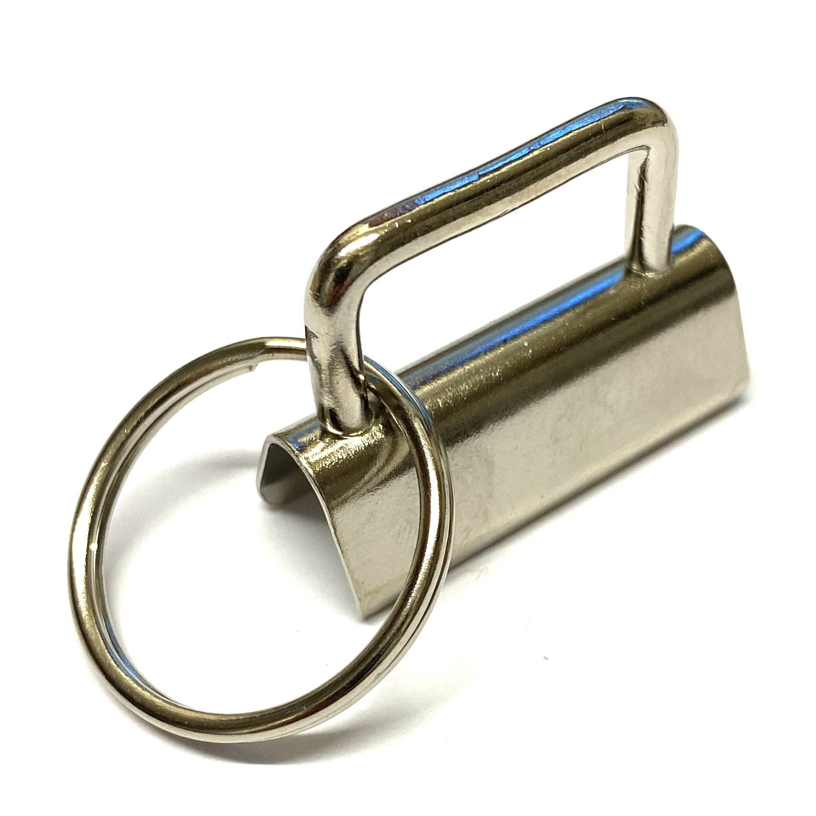 4 Sets of 22mm Heavy Weight Zinc Alloy Key Fob Keychain Hardware Wrist  Supplies Anti Bronze / Nickel 