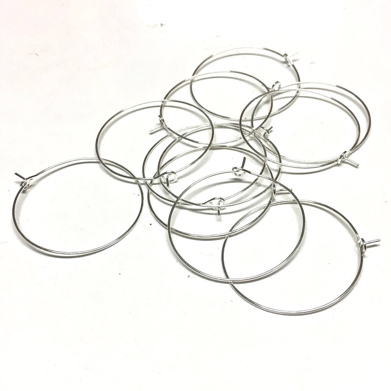 25 X Silver Plated Wine Glass Charms 4cm X 3.5cm Wine Glass Etsy UK