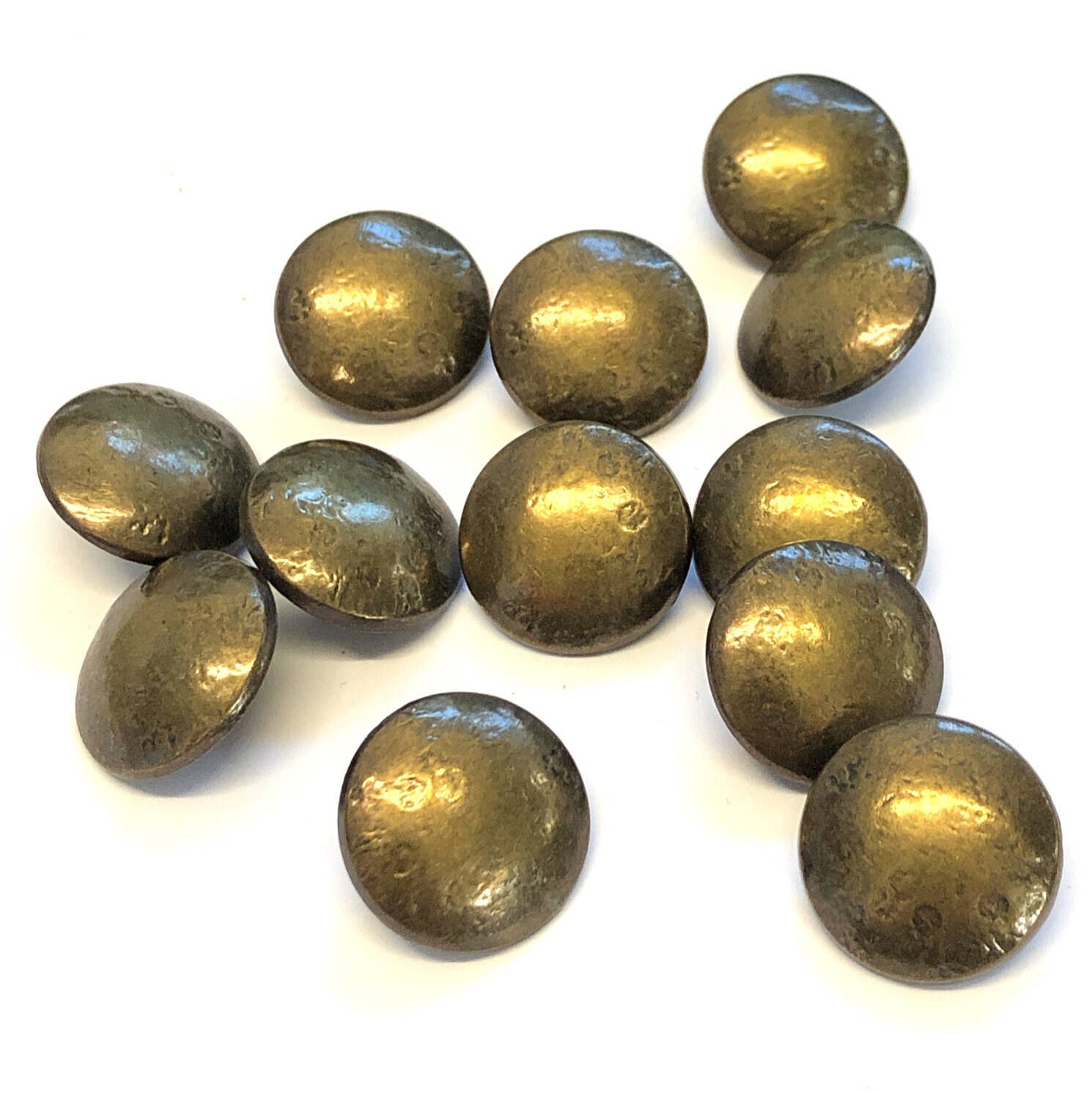6 X Domed Aged Bronze Metal Suit Buttons, Metal Coat Buttons, Metal Jacket  Buttons, Hammered Effect Bronze Metal Coat Button, Blazer Button 
