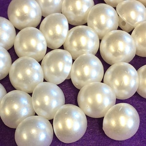 10, pearl buttons, white buttons, 12mm buttons, wedding buttons, wedding dress, white pearl buttons, craft buttons, bridal buttons