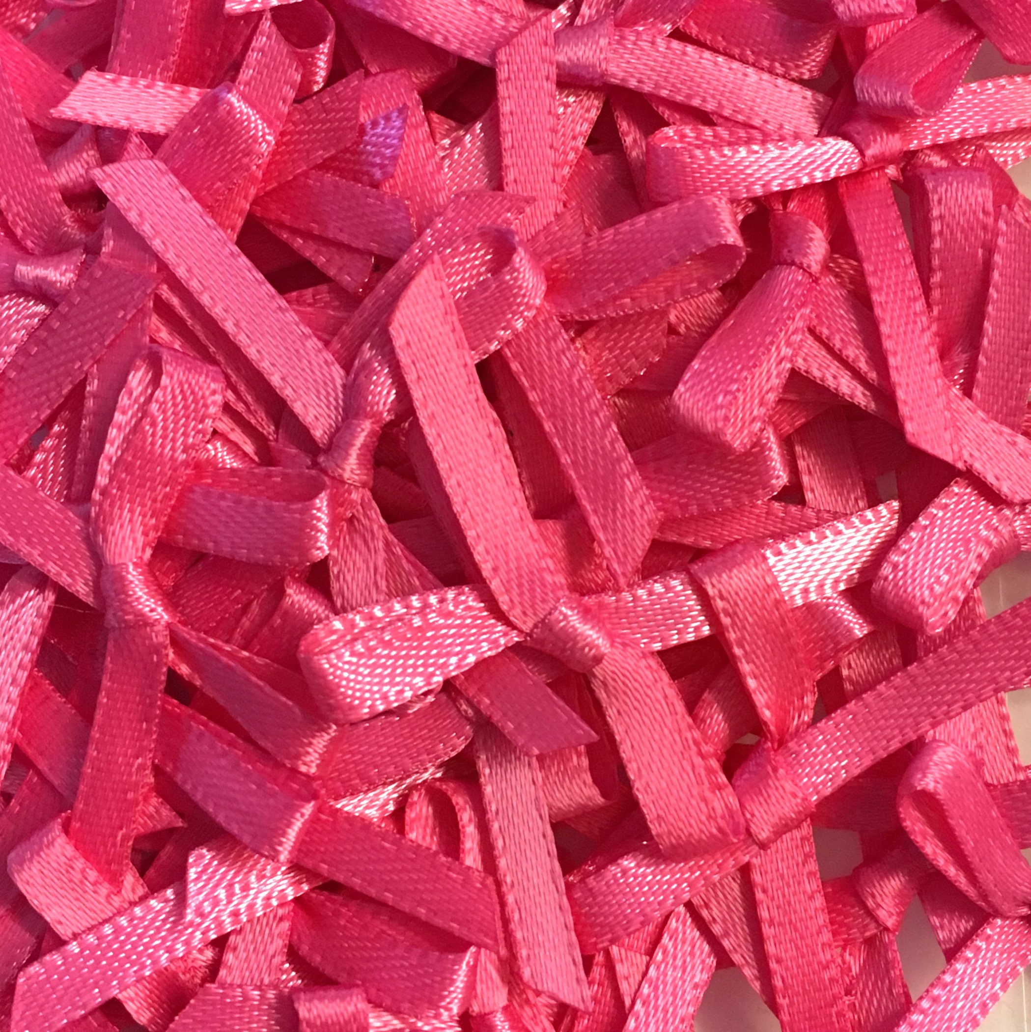 20pcs Hot Pink Satin Ribbon Bows, 5mm - Etsy