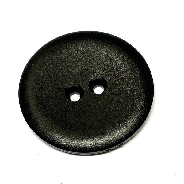 5, 34 mm (54 L) gros boutons en résine noire, gros boutons noirs, gros boutons noirs, boutons pour manteaux