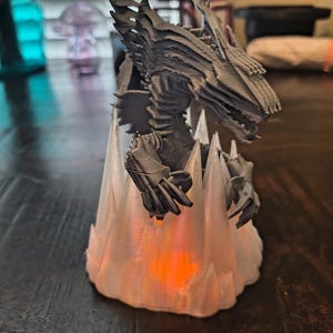 Monster Hunter Wilds - Jin Dahaad Paintable LED 3D Gedruckte Figur
