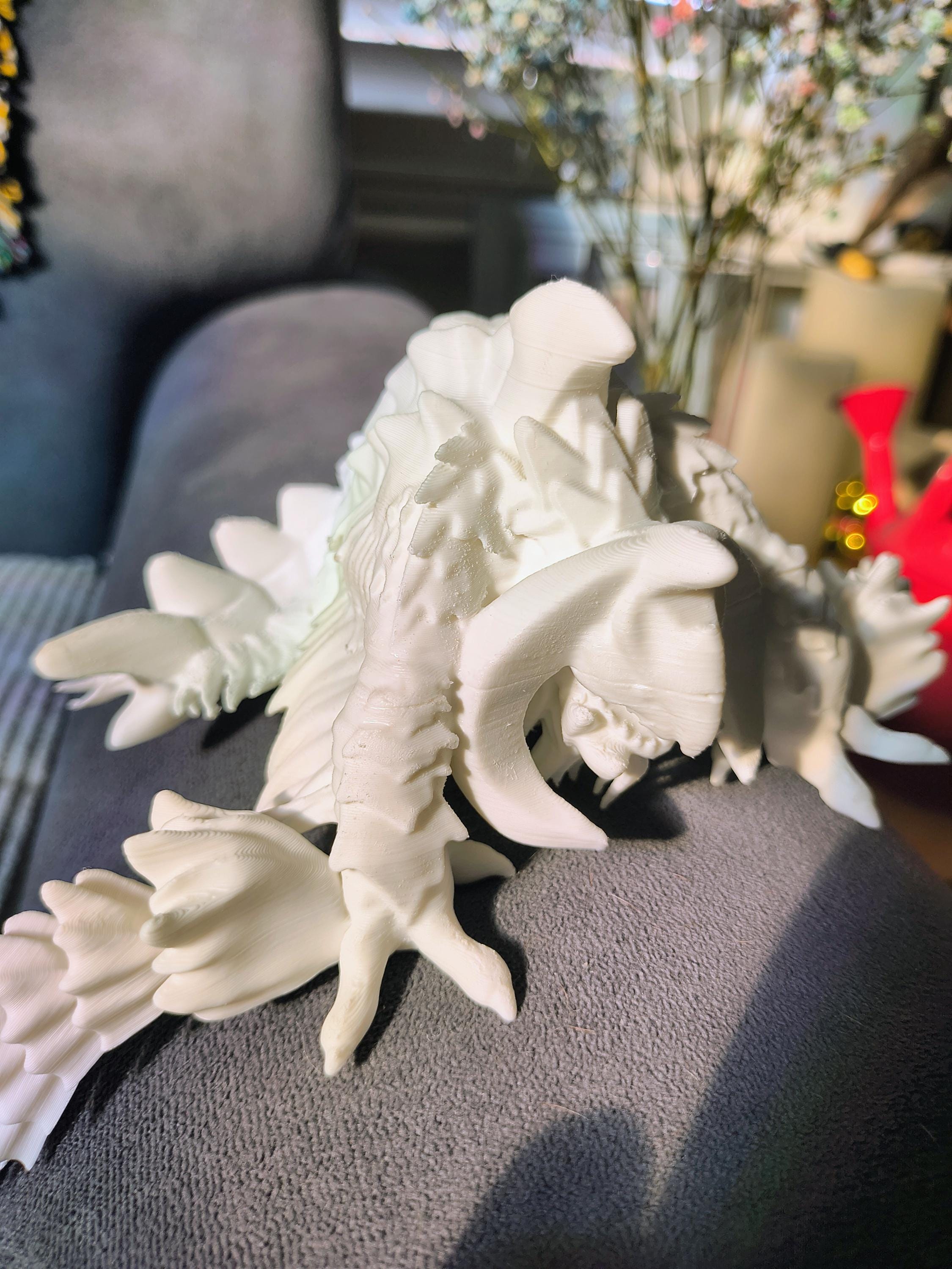 Monster Hunter Wilds - Arkveld Paintable Flexible 3D Printed