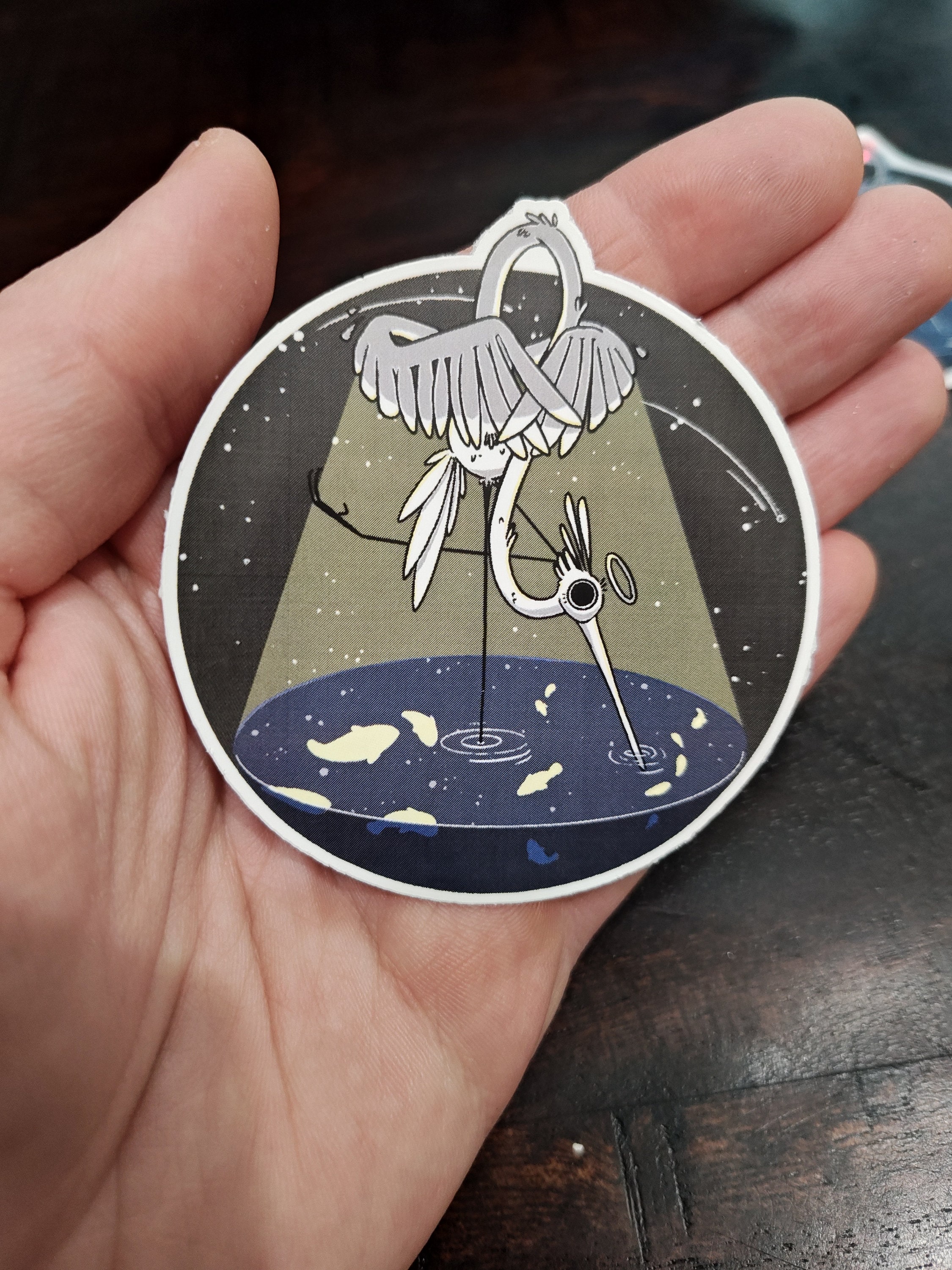 Angel Angler Art Sticker (3 Pack) - Etsy