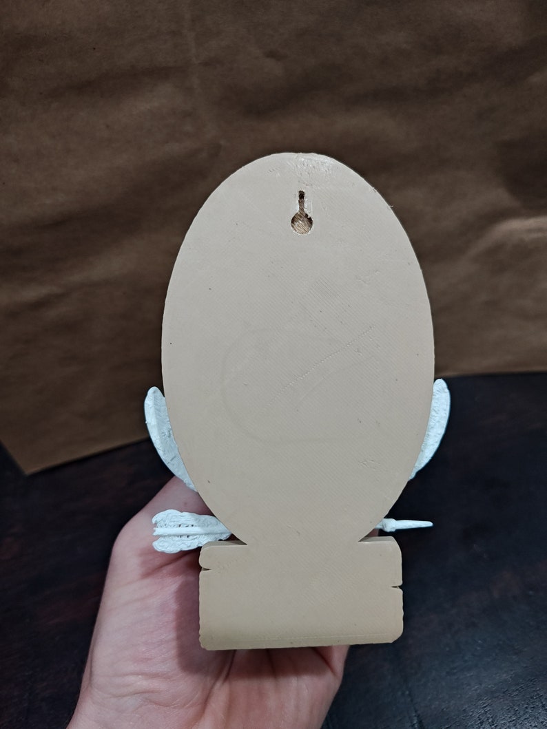 Grey Heron Bust Inspired by Ghibli The Boy and the Heron (How Do You Live? 君たちはどう生きるか) - Wall Hanger 3D Print figure image 3