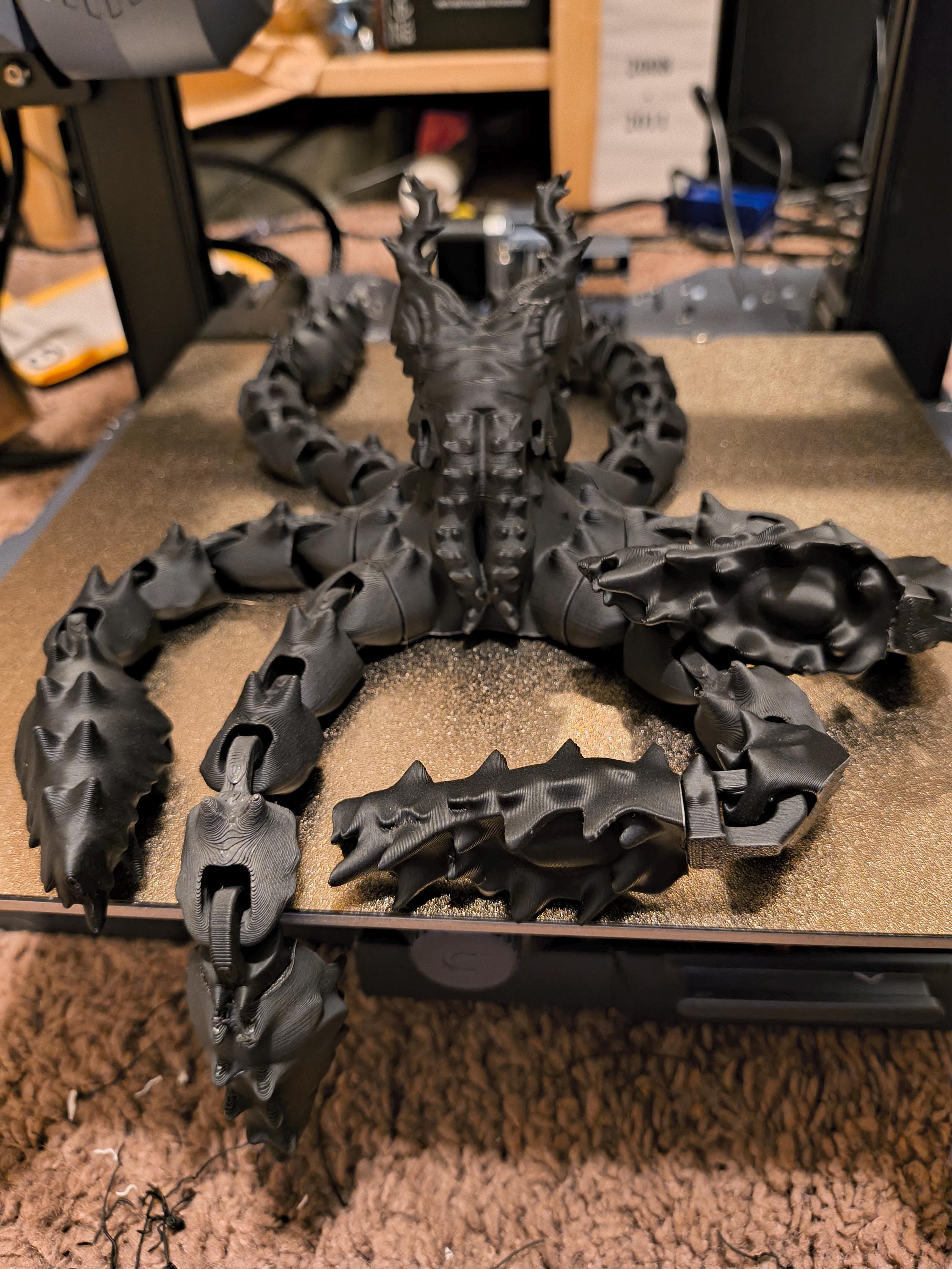 Monster Hunter Wilds - Nu Udra Paintable Flexible 3D Printed