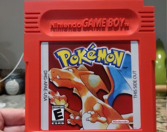 Pokemon Red Giant Size Nintendo Gameboy Cartridge Great gift -  Portugal