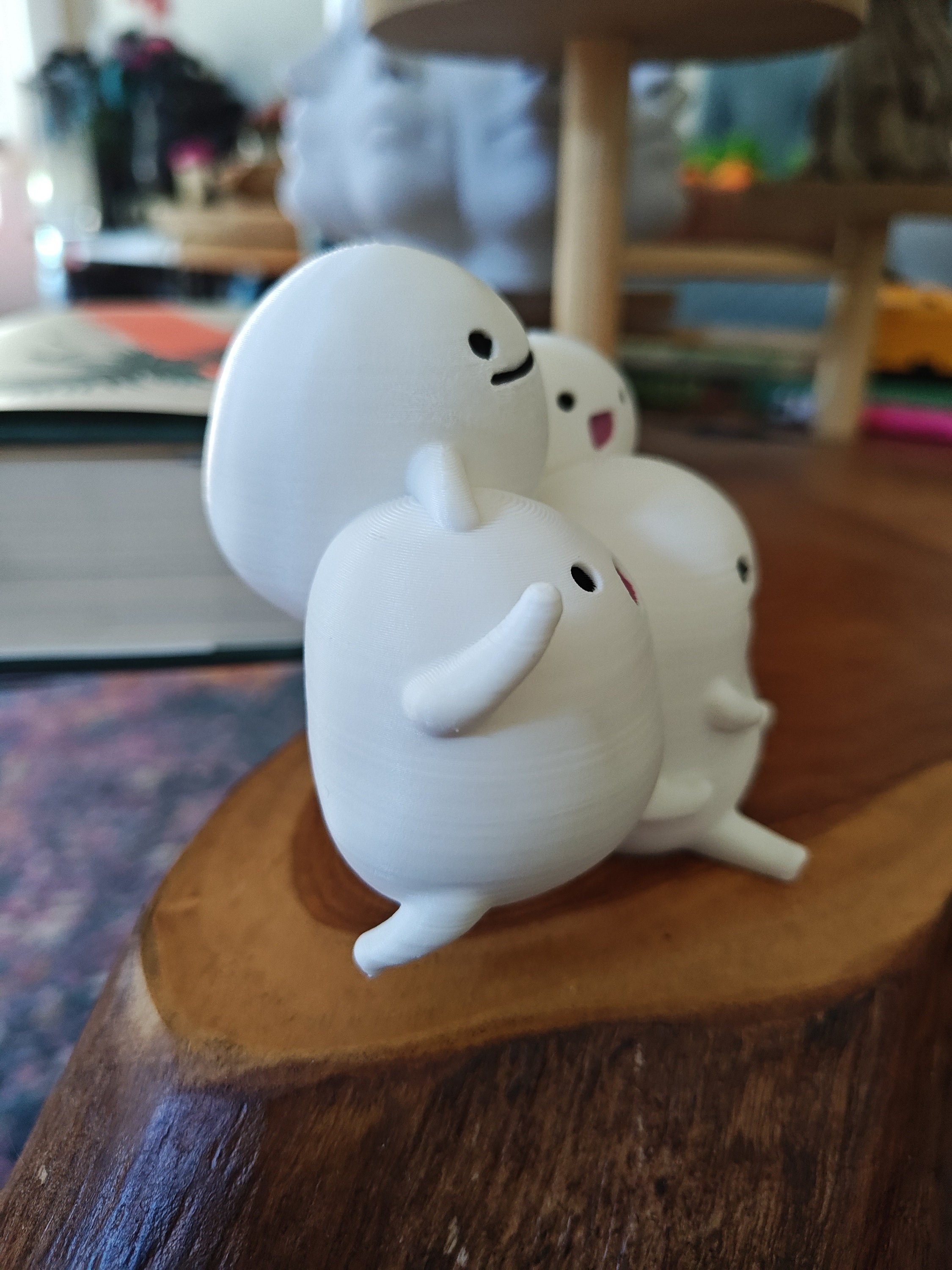Studio Ghibli the Boy and the Heron how Do You Live 君たちはどう生きるか Cute Warawara  Spirits 3D Print 