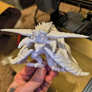 Monster Hunter Wilds - Rey Dau Bemalbare 3D Gedruckte Figur
