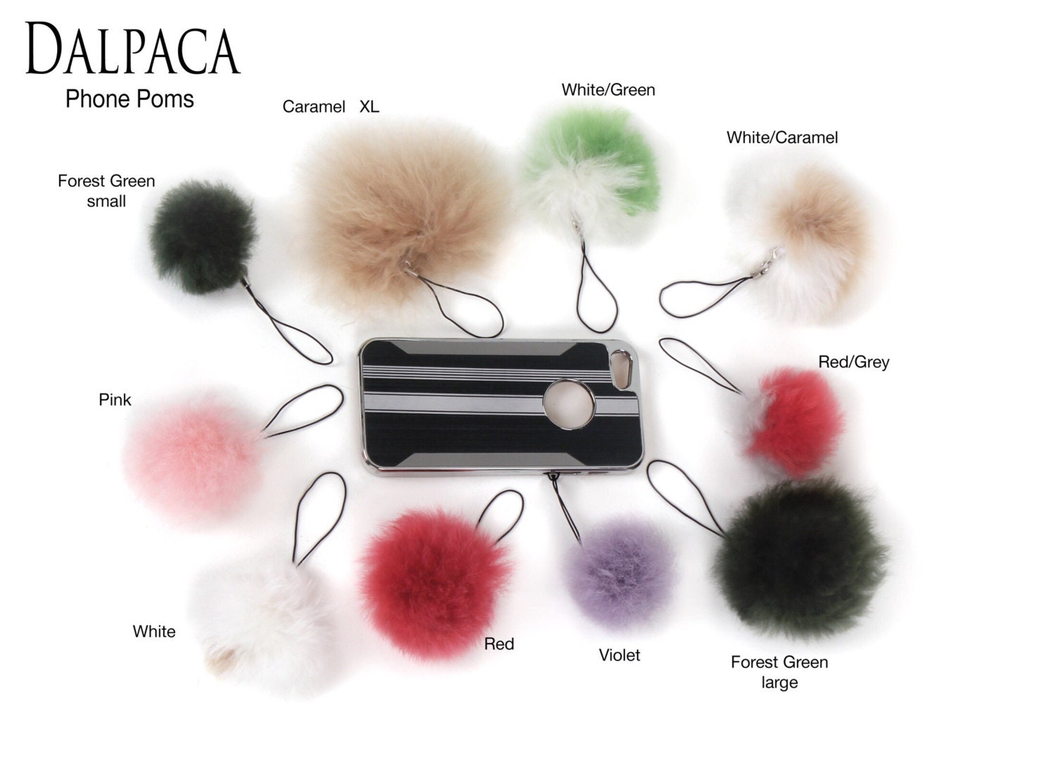 Bloomify Fur Pom Poms 4in Fluffy Balls With Elastic Loop Keychains For  Crafts, Hats, Scarves, And Bags. From Santi, $0.41