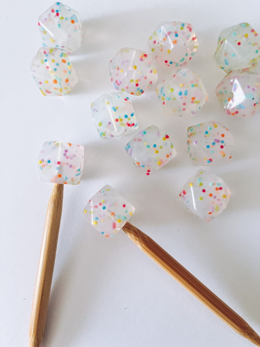 Confetti Stitch Savers Rainbow Needle Stoppers Sprinkle Stitch Stopper