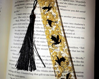 Dragon Silhouette Bookmark