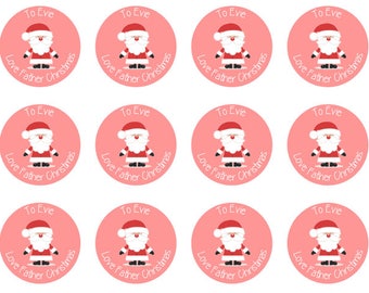 christmas stickers etsy