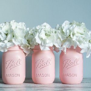 Cupture 3 Pack Mason Jars in Blue Pink and Purple
