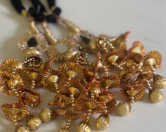 Indian Gold Parandi/Hair Accessory/Bridal Hair