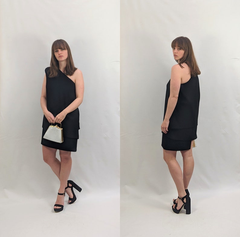 acne studios black dress