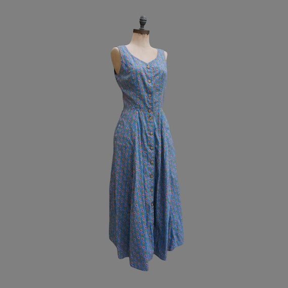 liz claiborne denim shirt dress Liz Claiborne Y2K Denim Shirt Dress Button Front Midi Long Sleeve Womens