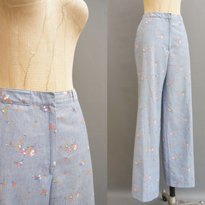 70s Floral Jeans -  Canada