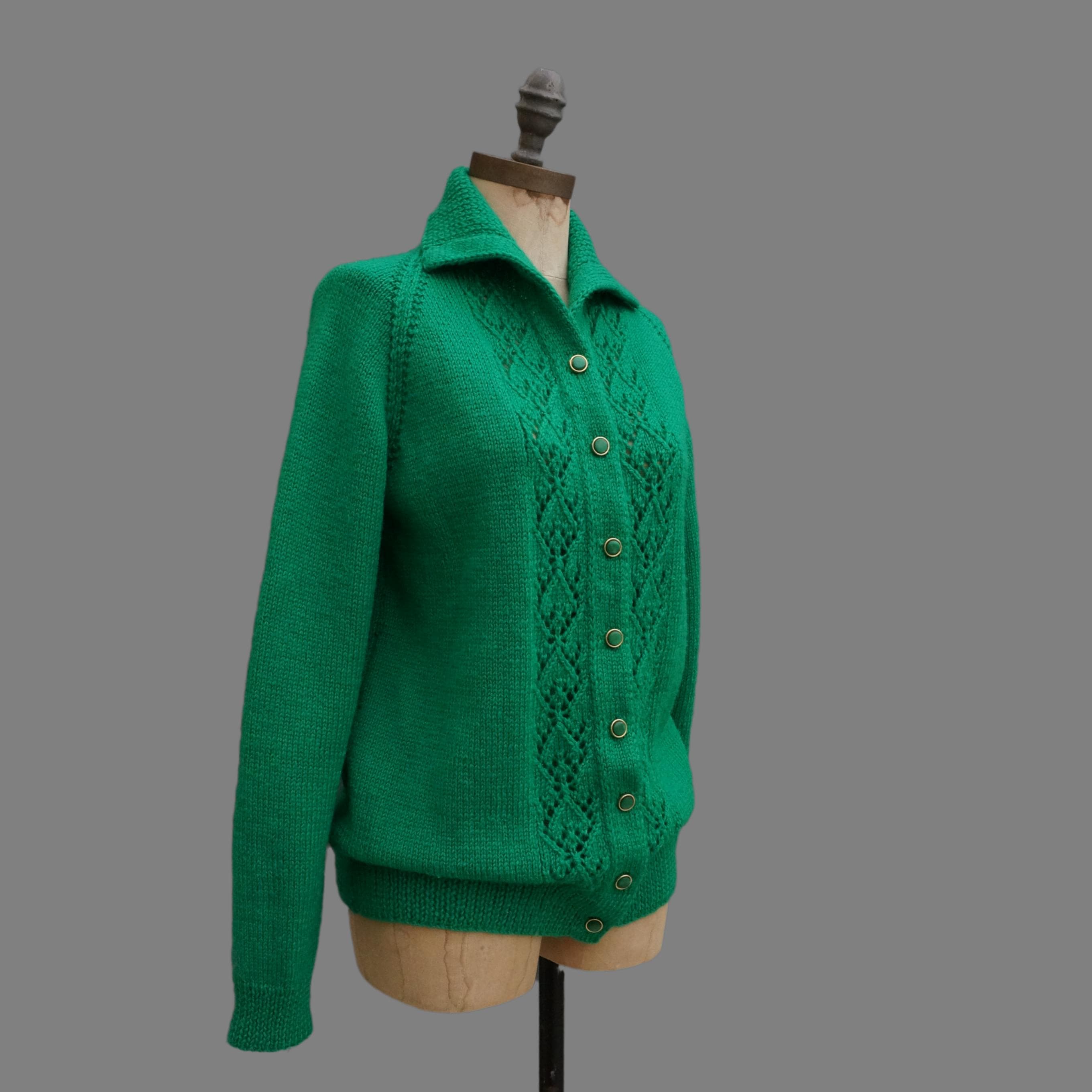 Kelly Green Cardigan Etsy