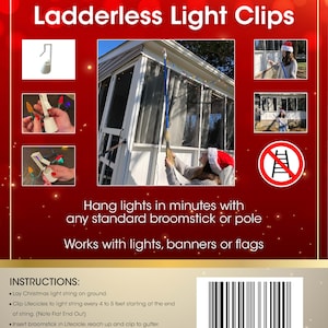 Litecicle Ladderless Light Clips