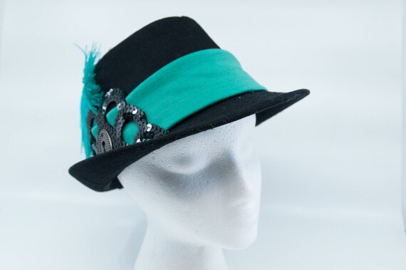 fedora hat with feather