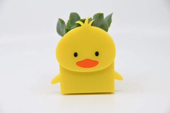 Chickadee Planter Chickadee Container Cute Desk Organization Etsy