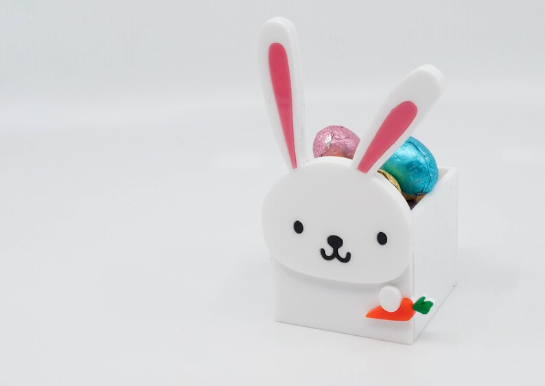 Bunny Planter Bunny Container Cute Desk Organization Etsy