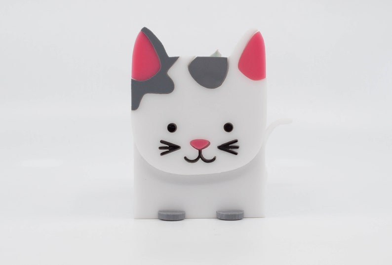 Kitty Cat Planter Cat Container Cute Desk Organization Etsy