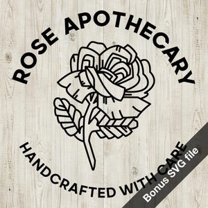 Schitt's Creek Rose Apothecary SVG – Cricut & Silhouette Cut Files (Digital Download) image 3