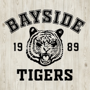 Saved by the Bell SVG Bayside Tigers - Cut Files for Cricut and Silhouette - Instant Download