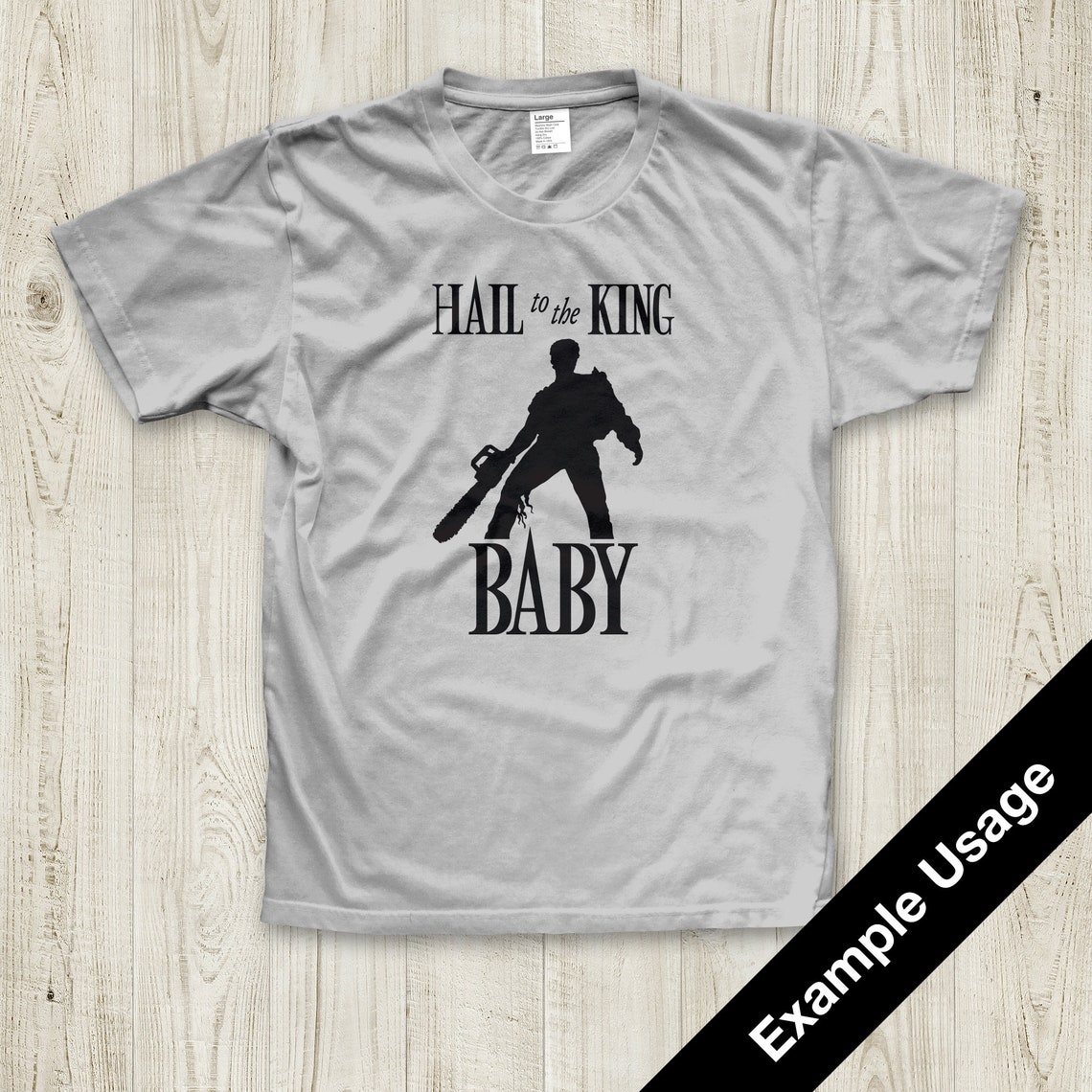 Army of Darkness SVG Hail to the King Baby Cut Files for Etsy