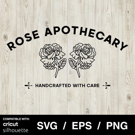 Schitt's Creek Rose Apothecary SVG – Cricut & Silhouette Cut Files (Digital Download)