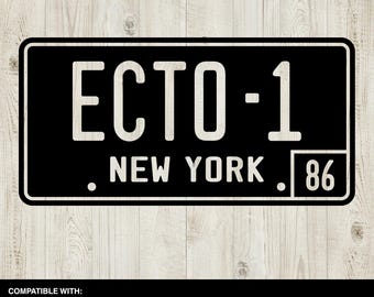 Archivos SVG de Ghostbusters ECTO-1 para Cricut y Silhouette (Descarga digital)