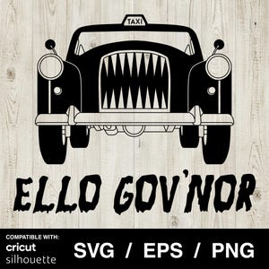 Regular Show Ello Gov’nor SVG – Cricut & Silhouette Cut Files (Digital Download)