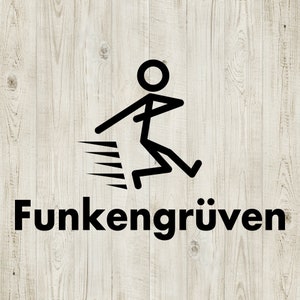 Funkengruven SVG (VW Volkswagon Parody) - Cut Files for Cricut and Silhouette - Instant Download