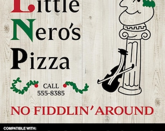 Home Alone Little Nero's Pizza SVG – Cricut & Silhouette Cut Files (Digital Download)