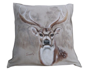 Sham Hand Painted by Sandi Hammerstrom 1 Lumbar Pillow, Catfish