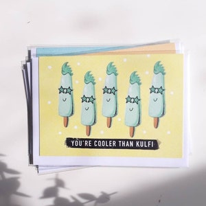 Cooler than Kulfi - Desi Grußkarte - Von Halo Kits