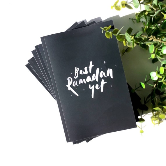 Ramadan Journal: Daily Planner & Tracker, Eid Section (Black Cover)