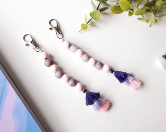 Pink & Purple Tawaf Tasbeeh Keyring (Islamic Gifts by Halo Kits)